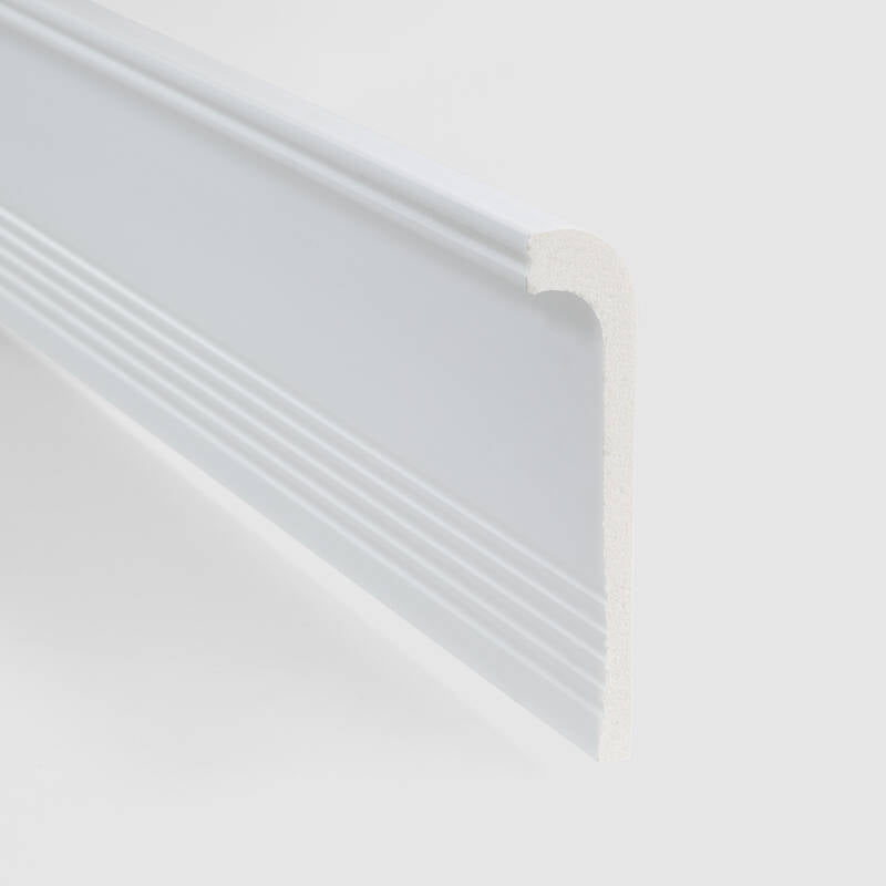Moldura Rodapé Passa Cabos 2m Bend