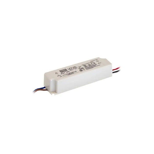 Lpv-20-24 Ip67 Transformador Meanwell Em: 90-264Vac Fora: 24Vdc 0,84A 20W Isolamento 3000Vac