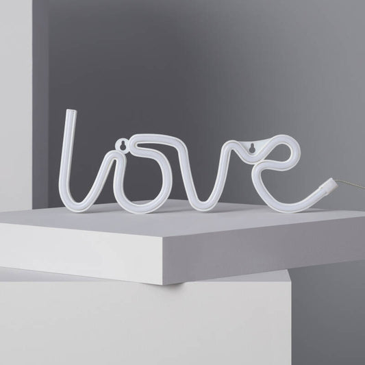 Neon LED Love com Bateria