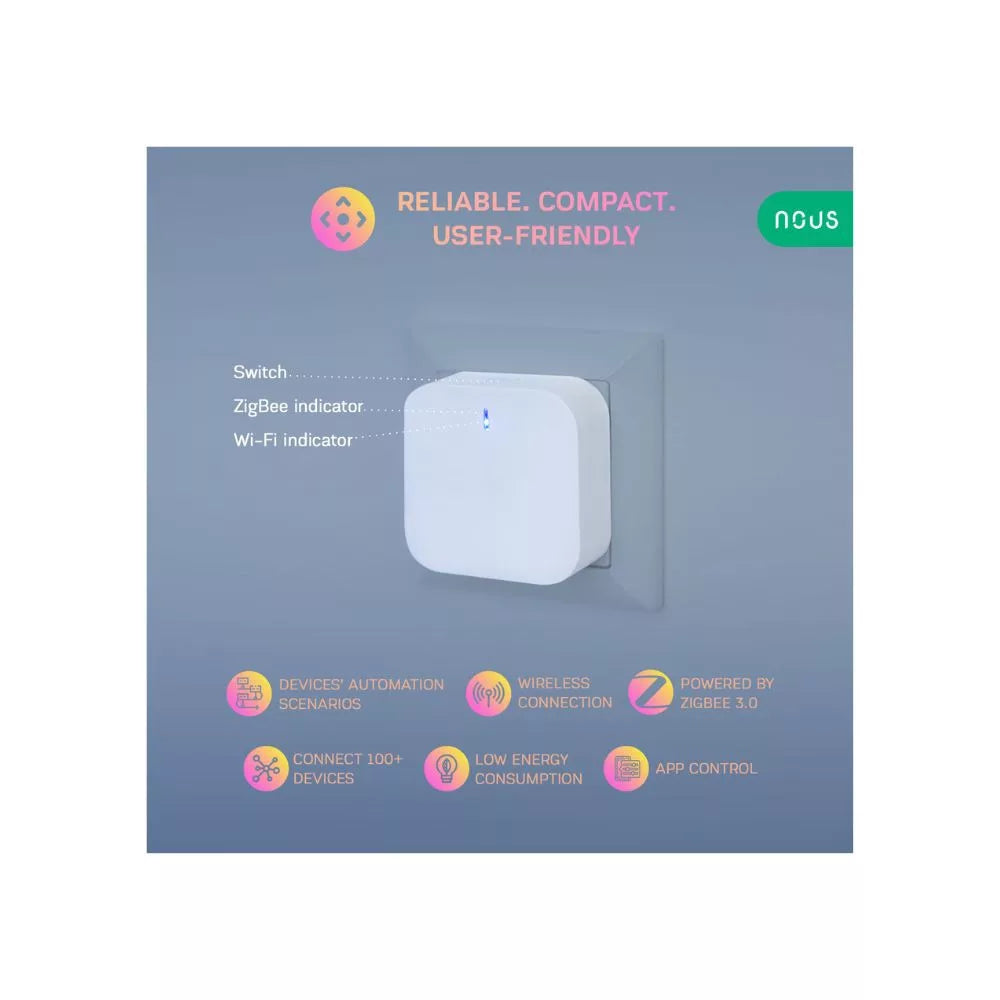 Nous E1 smart Tuya Zigbee gateway