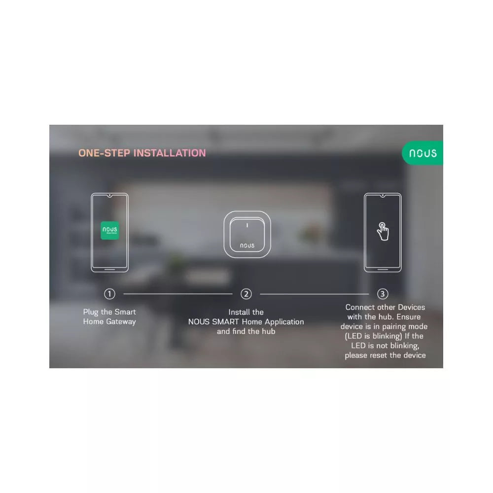 Nous E1 smart Tuya Zigbee gateway