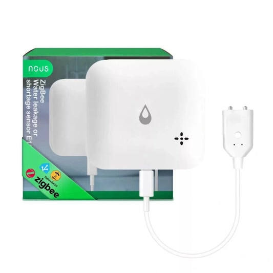 NOUS E13 ZigBee Water leakage or shortage sensor – Water leak or water shortage sensor, Zigbee, branco
