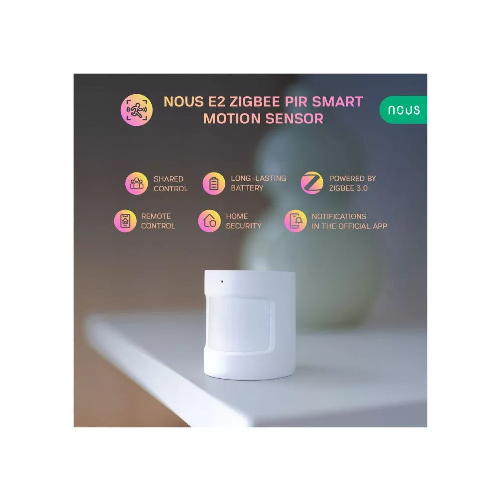 Nous E2 smart Tuya Zigbee wireless PIR motion sensor
