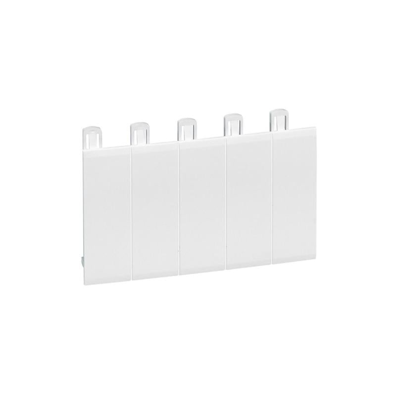 Obturador 5 Módulos para Cobertura de Terminais EKINOXE RAL 9003 LEGRAND 001660
