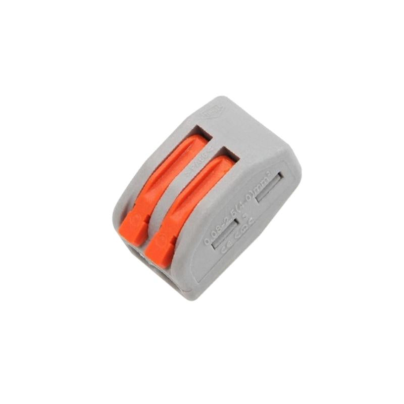 Pack 20 Conectores Rápido 2 Entradas PCT-212 para cabos eléctricos de 0,08-4mm²