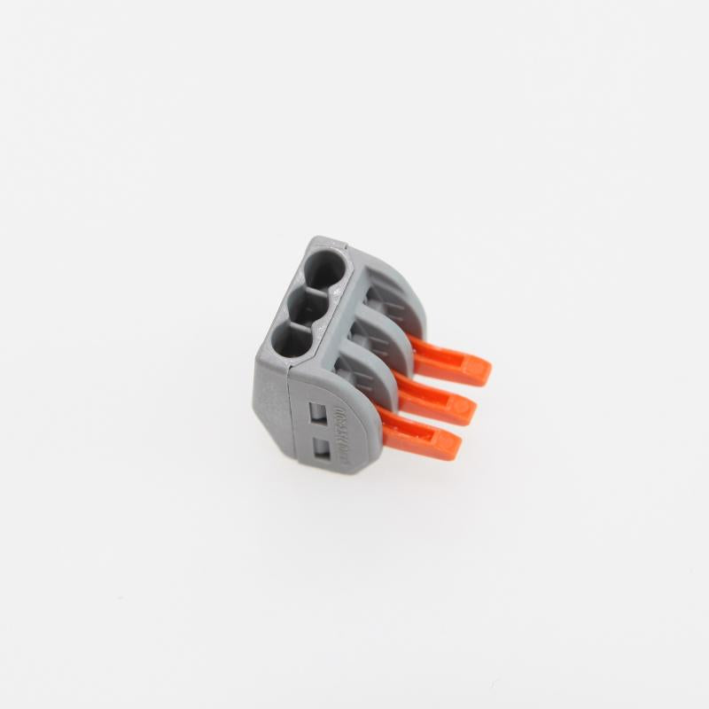 Pack 20 Conectores Rápido 3 Entradas PCT-213 para Cabos Eléctricos de 0,08-4mm²