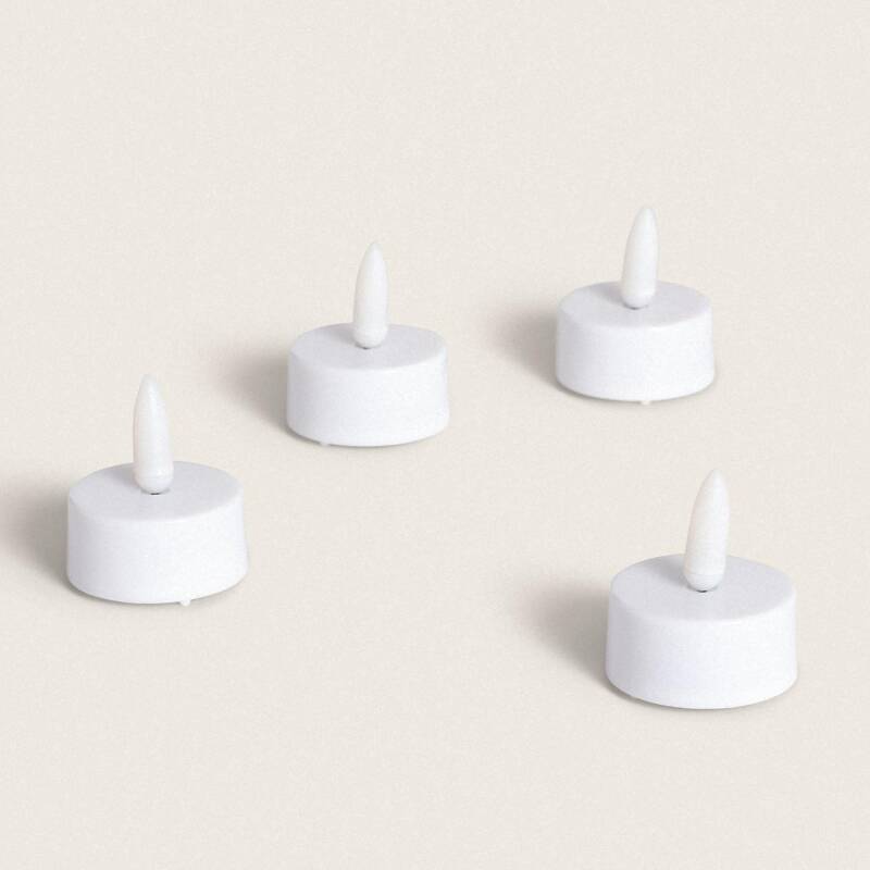 Pack 4 Velas LED Mini com Bateria Dahun