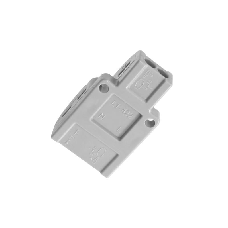 Pack 5 Conectores Rápido 2 Entradas e 4 Saídas SPL-42 para cabos eléctricos de 0,08-4mm²