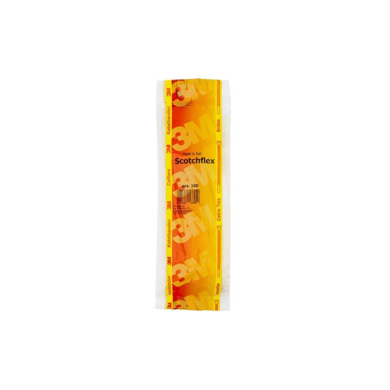 Pack Abraçadeiras Scotchflex 3M FS 140 B-C 3,5mm x 140 mm (100 Uds) 3M-7000035289-BC