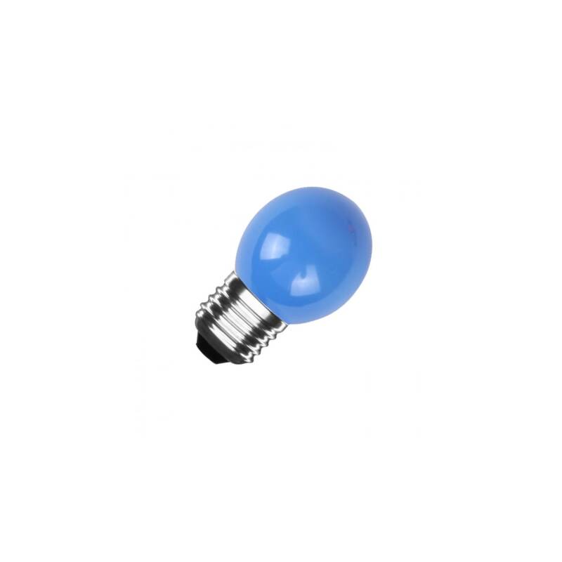 Pack de 4 Lâmpadas LED E27 3W 300 lm G45 Azul