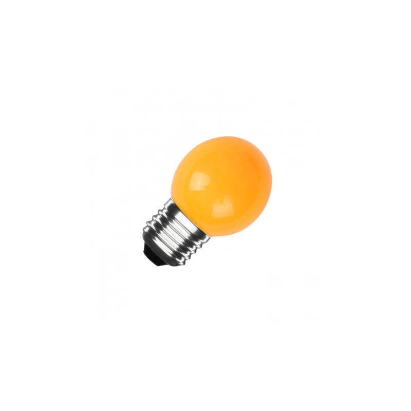 Pack de 4 Lâmpadas LED E27 3W 300 lm G45 Laranja