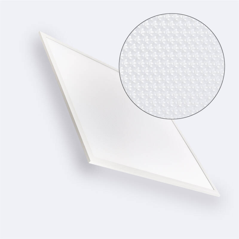 Painel LED 60 x 60 cm, 42 W, 4200 lm, Microprismático, UGR17, Philips Certadrive + Kit de Montagem em Superfície