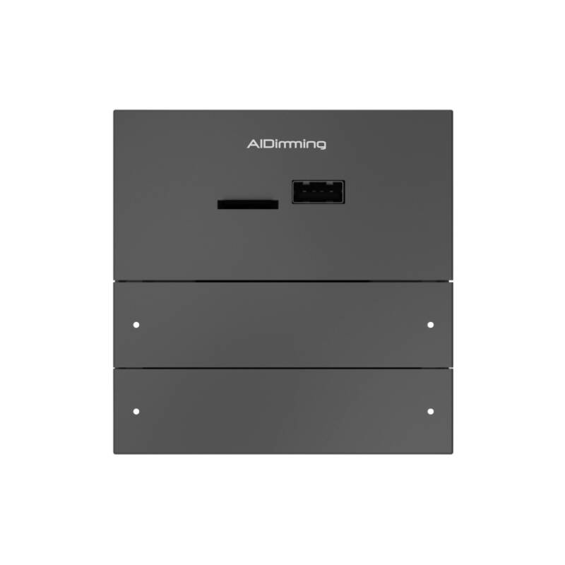 Painel de Escenários DALI AIDimming PE-XC4 com 4 Botões Táctis em Alumínio