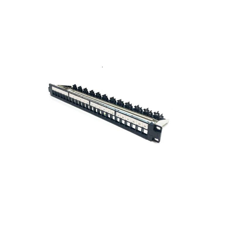Painel Vazio Slim 24 Portas UTP-FTP 1U OPENETICS 05614