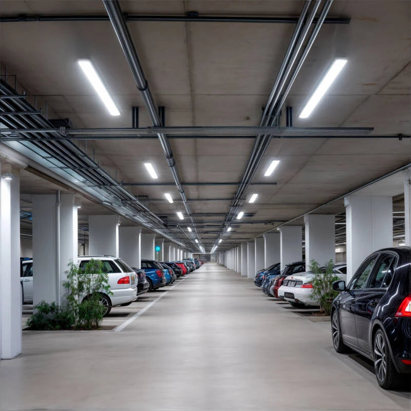 Armadura Hermética 120cm IP65 com dois Tubos LED Vidro 18W 140lm/W