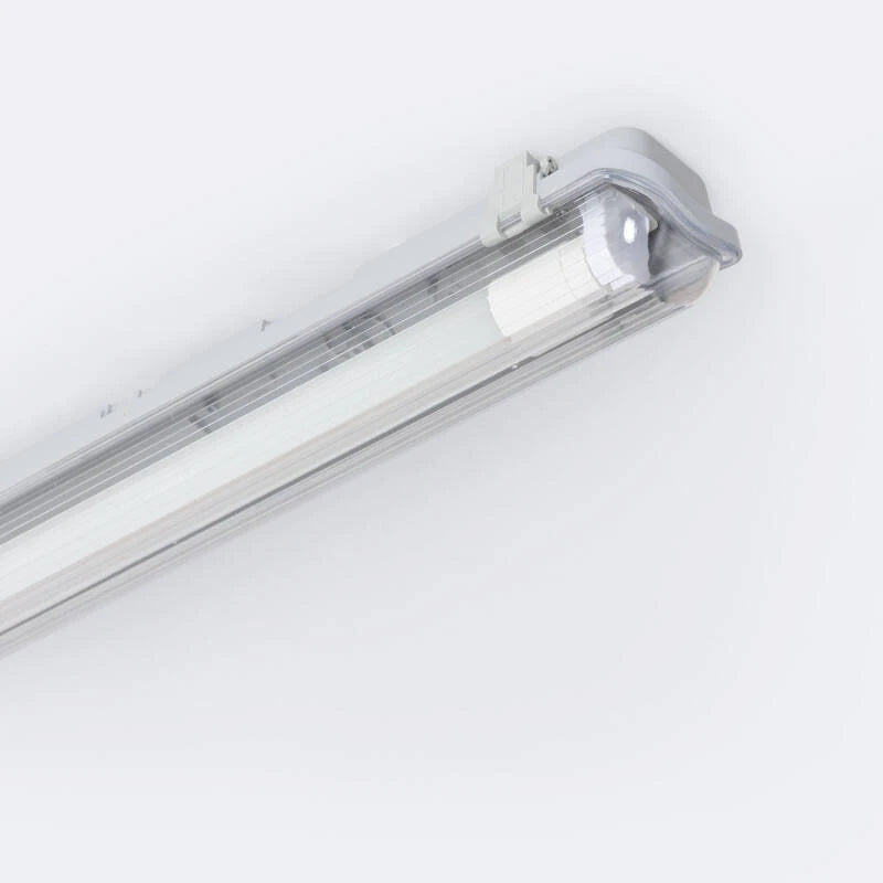 Armadura Hermética 60cm IP65 com Tubo LED Vidro 9W 140lm/W