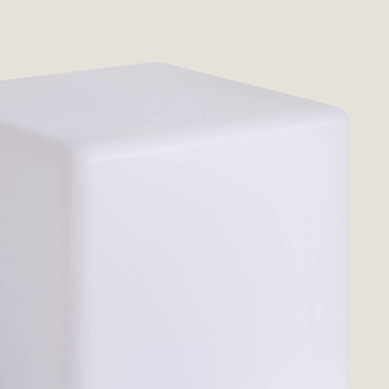 Cubo LED RGBW 30cm com Bateria Recarregável Solar + USB