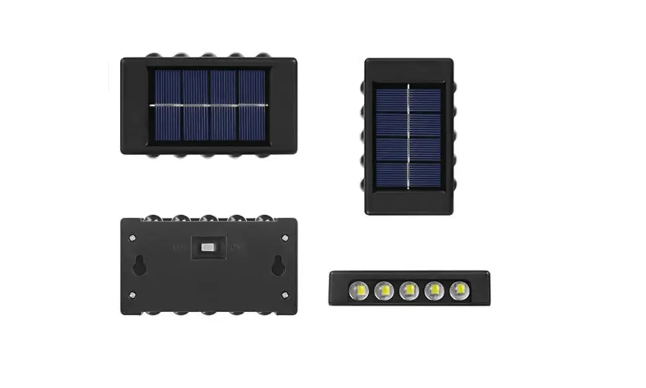 Luz LeD solar de parede com 8LED