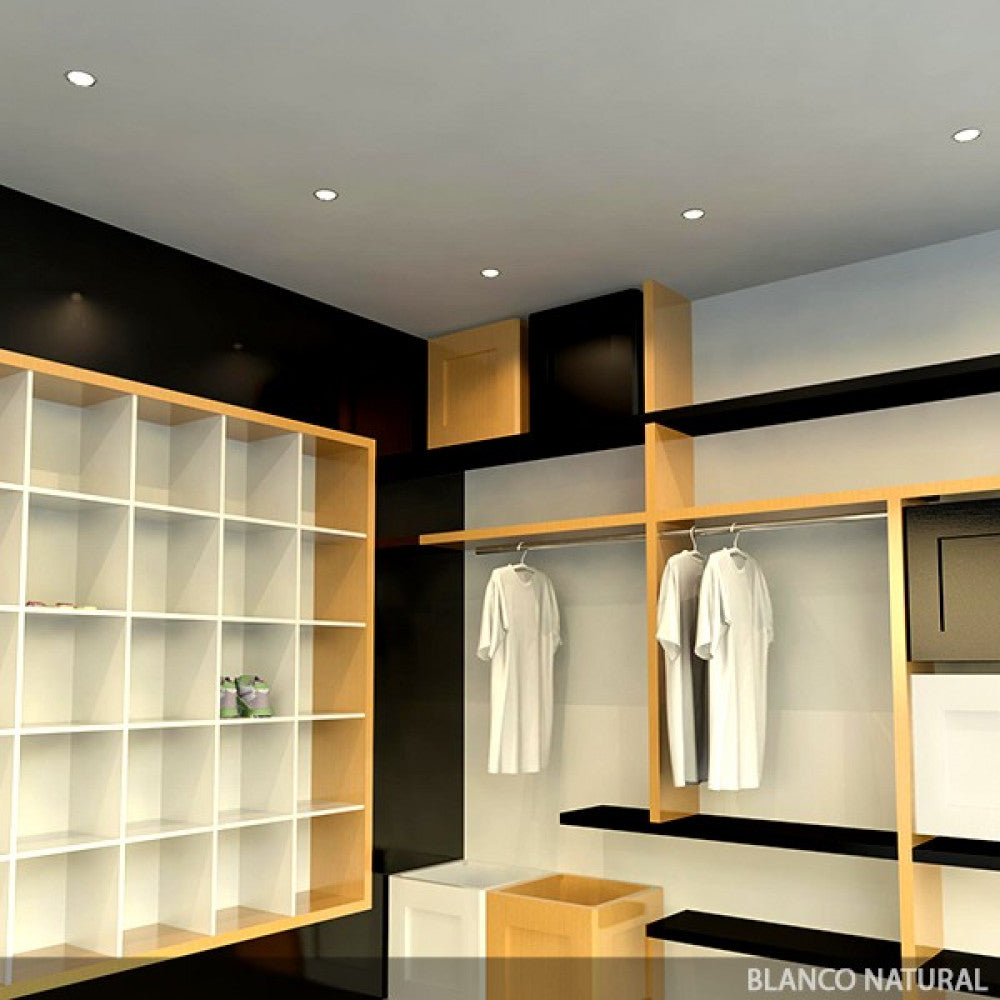 Foco Downlight LED 3W 270Lm 6000ºK 40.000H