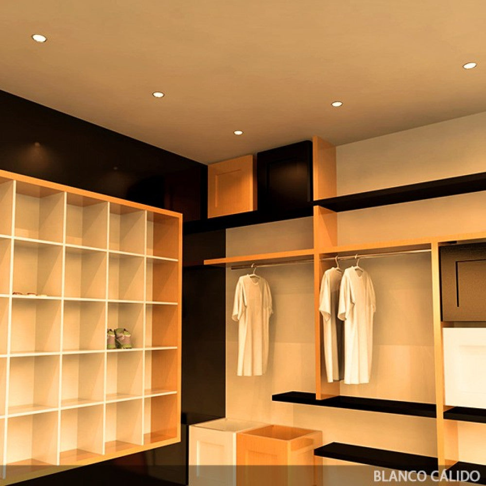 Foco Downlight LED 3W 270Lm 6000ºK 40.000H