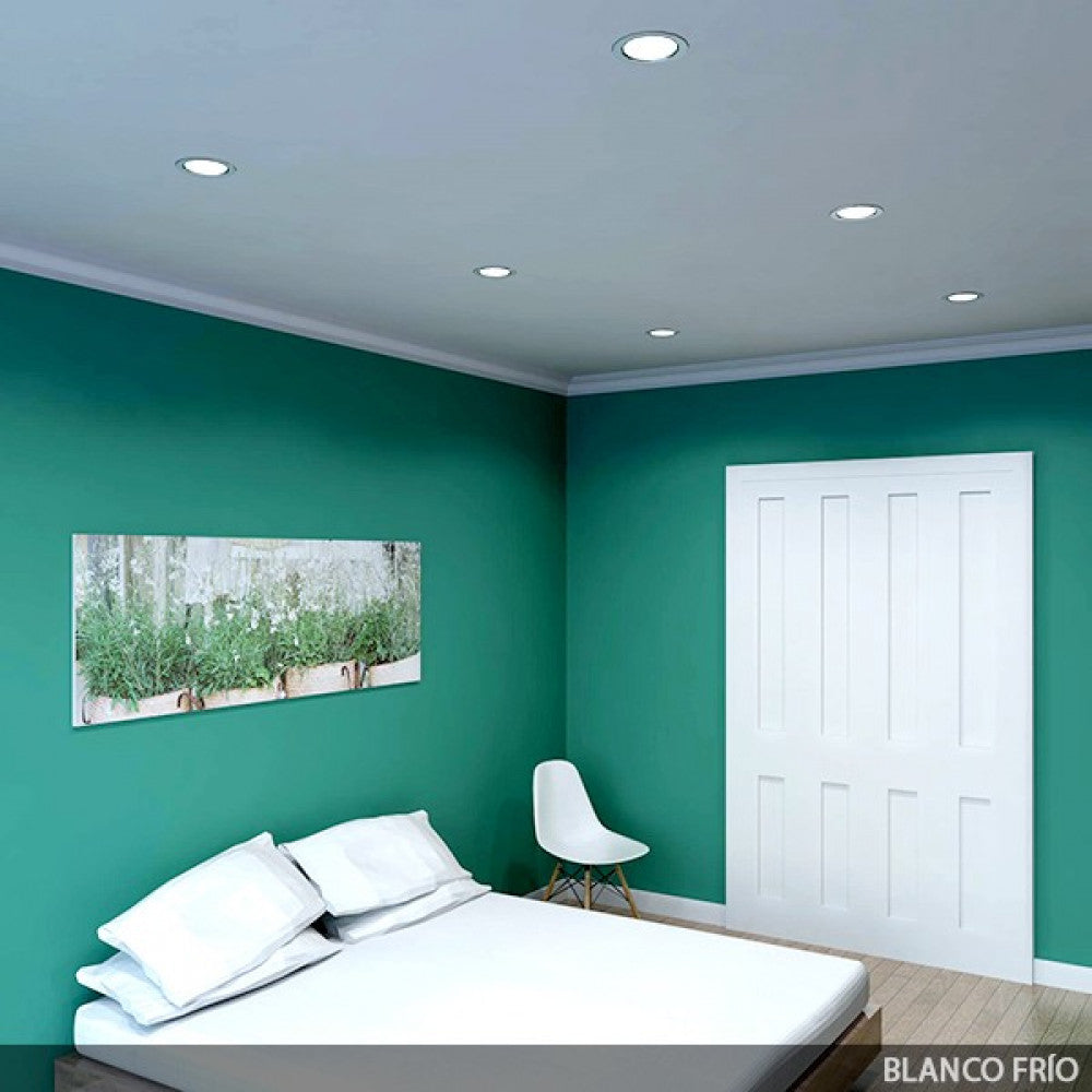 Foco Downlight LED 9W 800Lm 6000ºK 40.000H