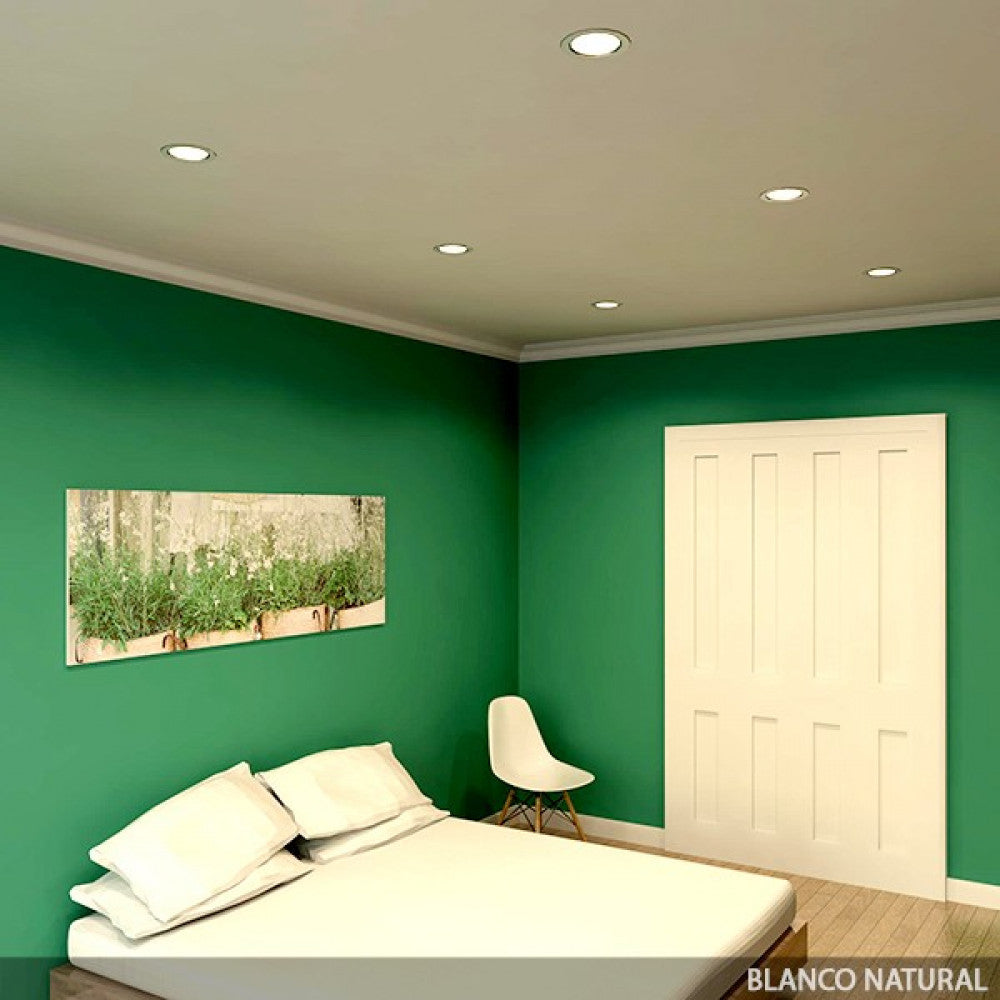 Foco Downlight LED 9W 800Lm 6000ºK 40.000H