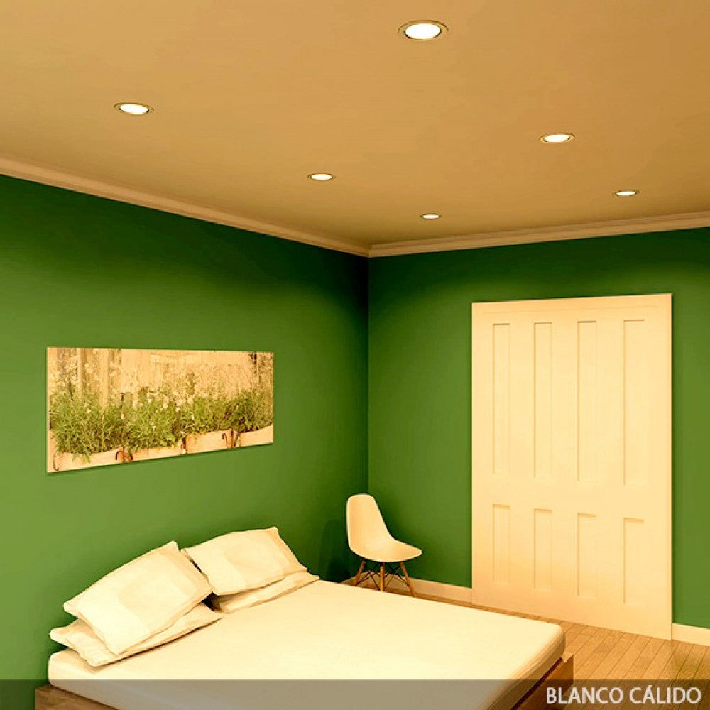 Foco Downlight LED 9W 800Lm 6000ºK 40.000H