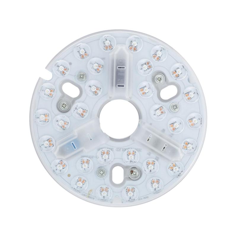 Peça de Reposição Luz para Ventoinha de Teto LED 15W 220V CCT Seleccionável PCB com Íman