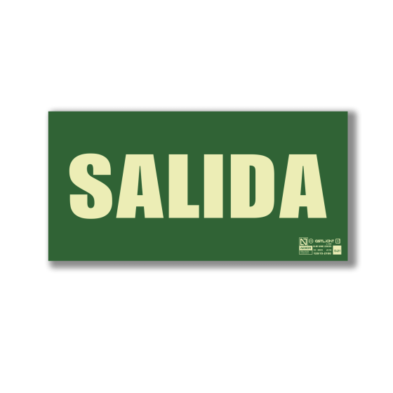 Adesivo Saída para Luminárias Emergência