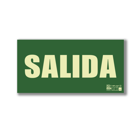 Adesivo Saída para Luminárias Emergência