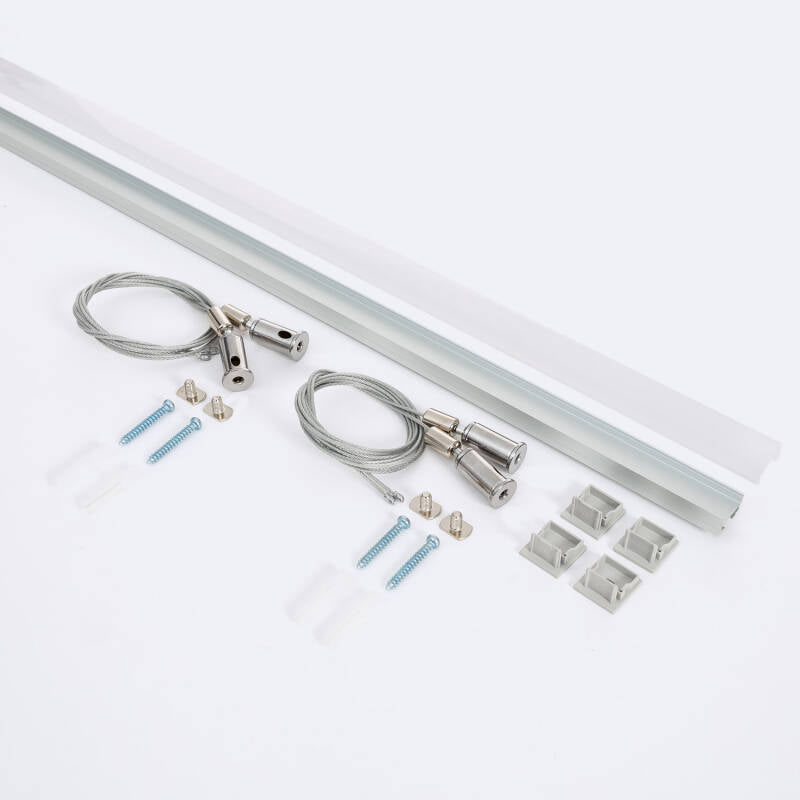 Perfil Alumínio Suspenso 2m para Fita LED até 17 mm