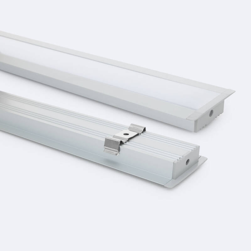 Perfil Alumínio Encastrável para Fita LED até 31 mm