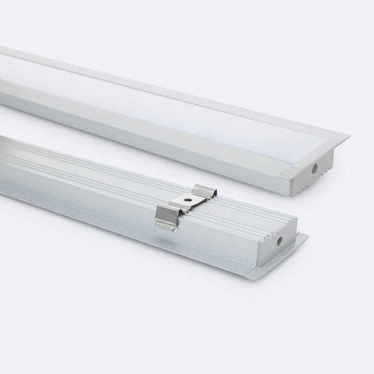 Perfil Alumínio Encastrável para Fita LED até 31 mm