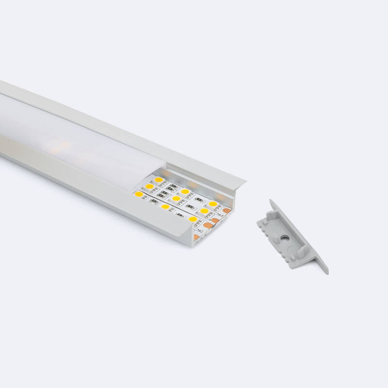 Perfil Alumínio Encastrável para Fita LED até 31 mm