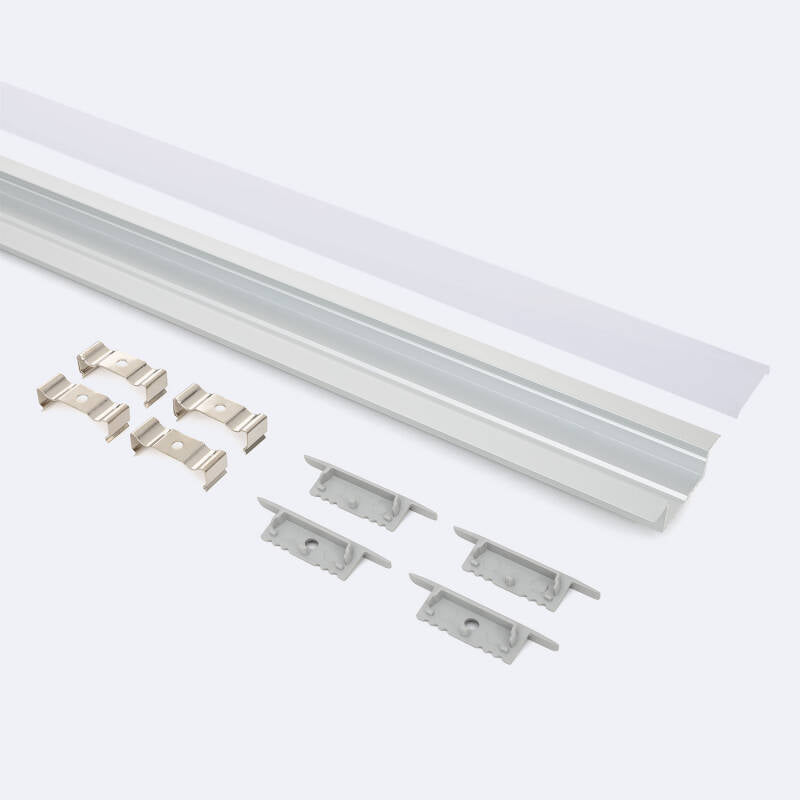 Perfil Alumínio Encastrável para Fita LED até 31 mm