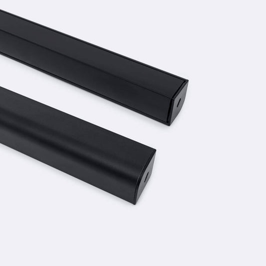 Perfil de Alumínio Esquina Triangular 2m para Fita LED até 20mm