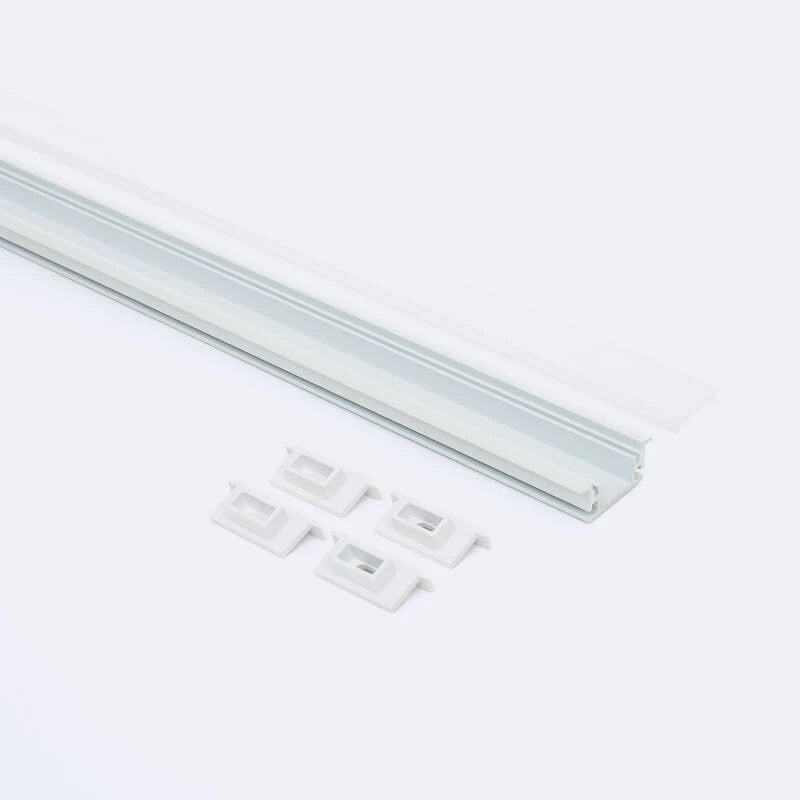 Perfil Alumínio Pisável Chão para Fitas LED até 12 mm