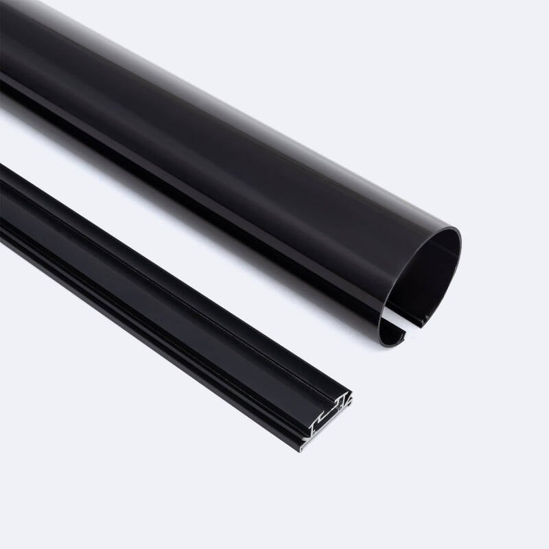 Perfil Alumínio Suspenso Redondo 2m para Fita LED hasta 22 mm
