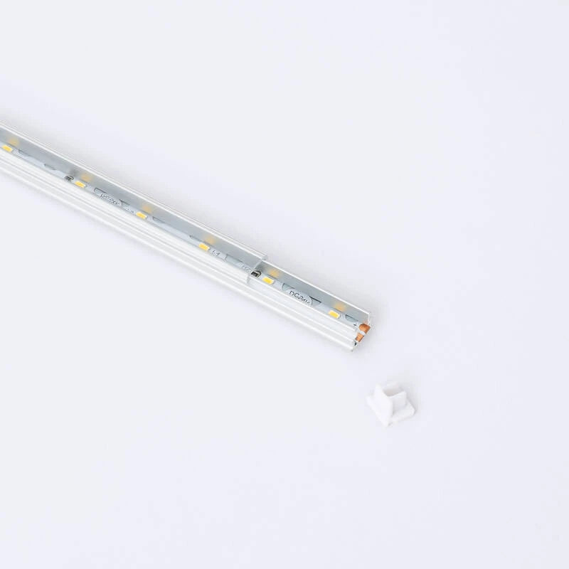 Perfil Alumínio Superfície 8x8 para Fita LED até 6 mm