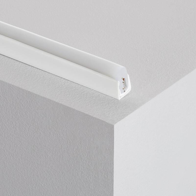 Perfil PVC 1m para Neon LED RGB Semicircular 180