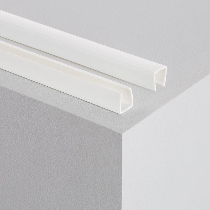 Perfil PVC 1m para Neon LED RGB Semicircular 180