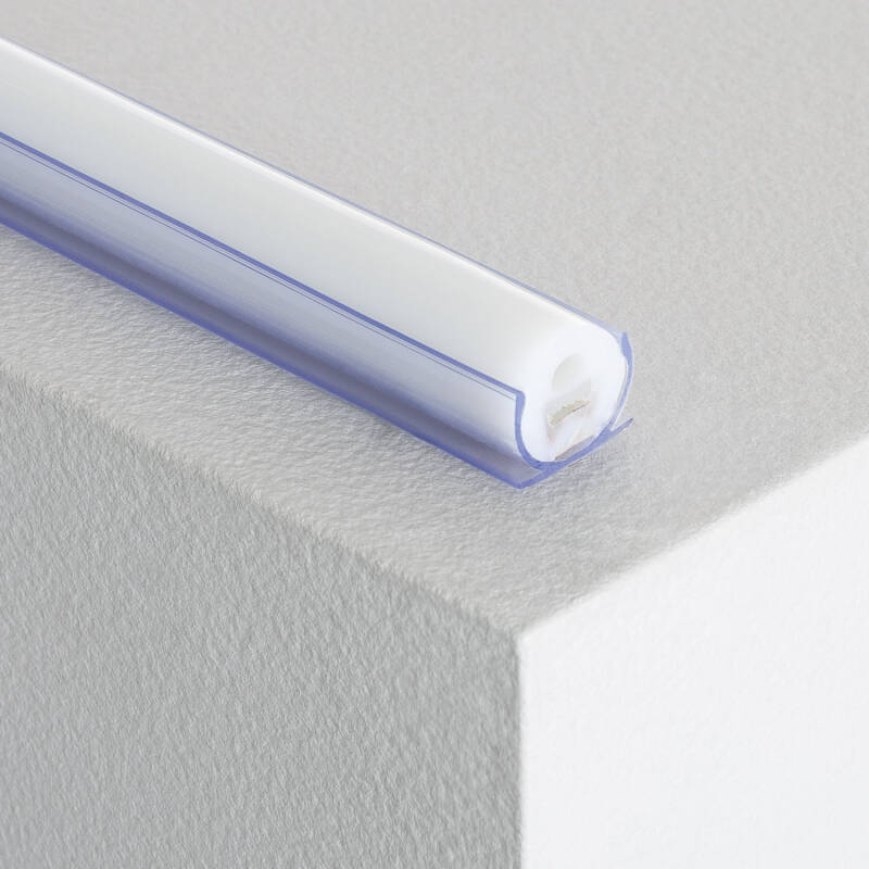 Perfil PVC 1m para Neon LED Flexível Circular 360 Monocor