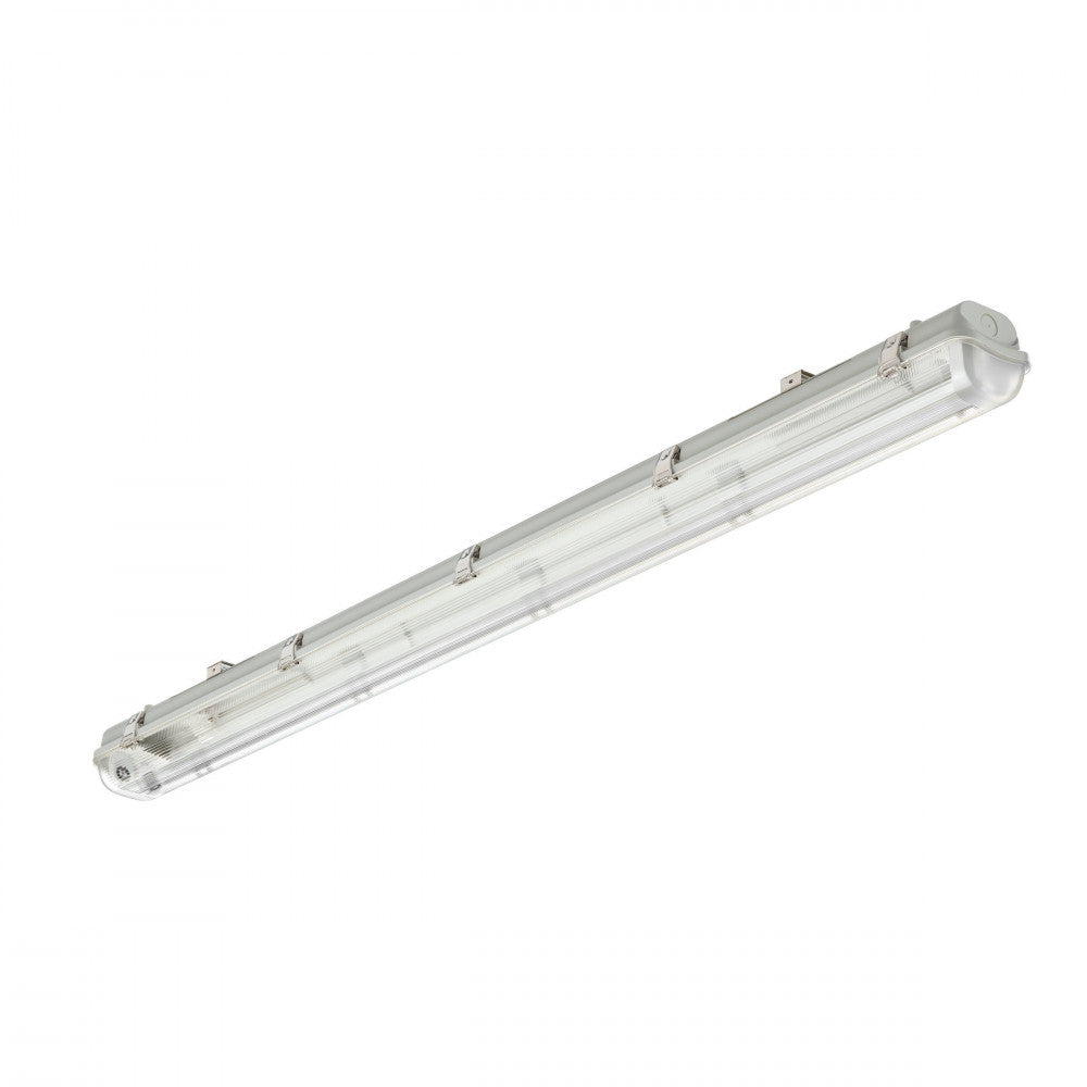 Luminária Estanque "Philips" IP65 2xTubo De Led 120Cm IP65 H