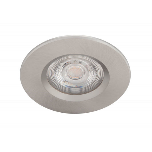 Pacote 3 LED Downlight Philips "Dive" Circular 5,5W 350Lm Banhado A Níquel 2700K Ip65