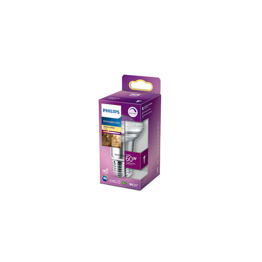 Lâmpada LED Philips E27 R63 Regulável 4.5W 410Lm 2700K