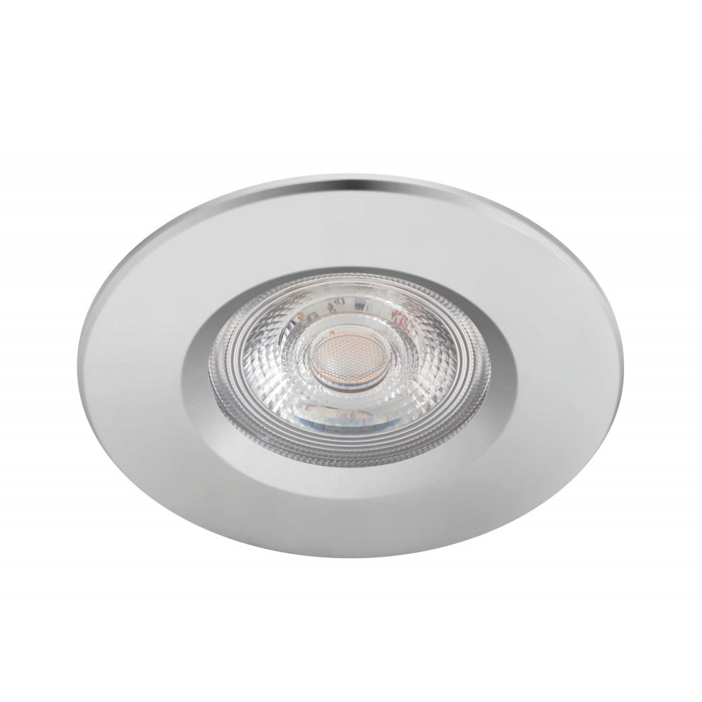 Pacote 3 LED Downlight Philips "Dive" Circular 5,5W 410Lm Cromado 2700K Ip65
