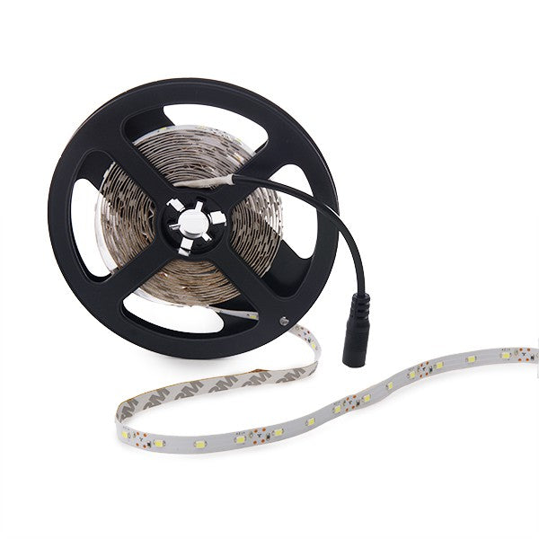 Faixa de 300 LEDs 24W 1.200Lm CRI85 6000ºK SMD3528 12VDC x5M 40.000H-Branco