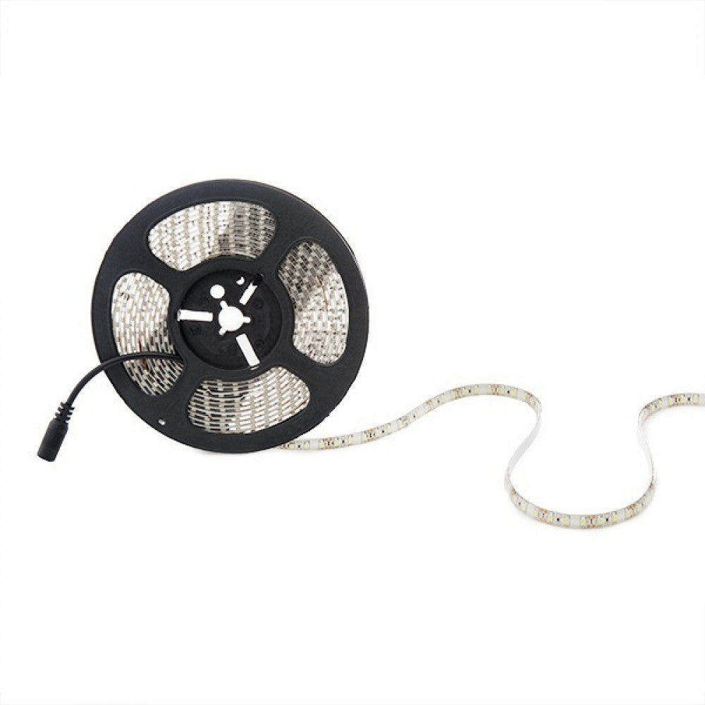 Faixa de 600 LEDs 48W 2.400Lm CRI85 6000ºK SMD3528 12VDC IP65 x5M 40.000H-Branco