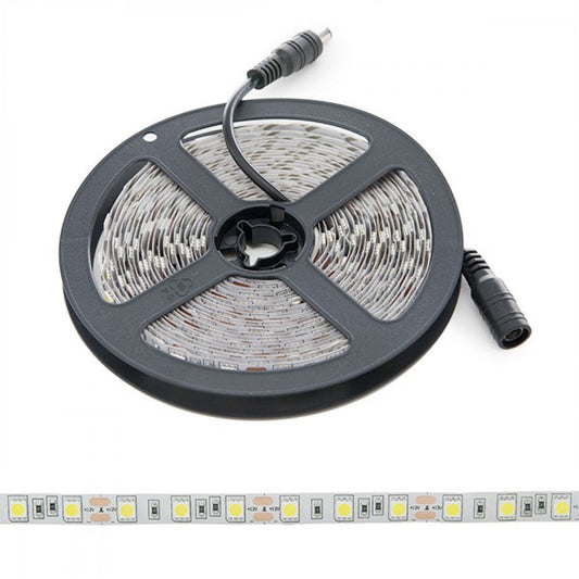 Faixa de 300 LEDs 72W 3.780Lm CRI85 6000ºK SMD5050 12VDC x5M 40.000H-Branco Frio