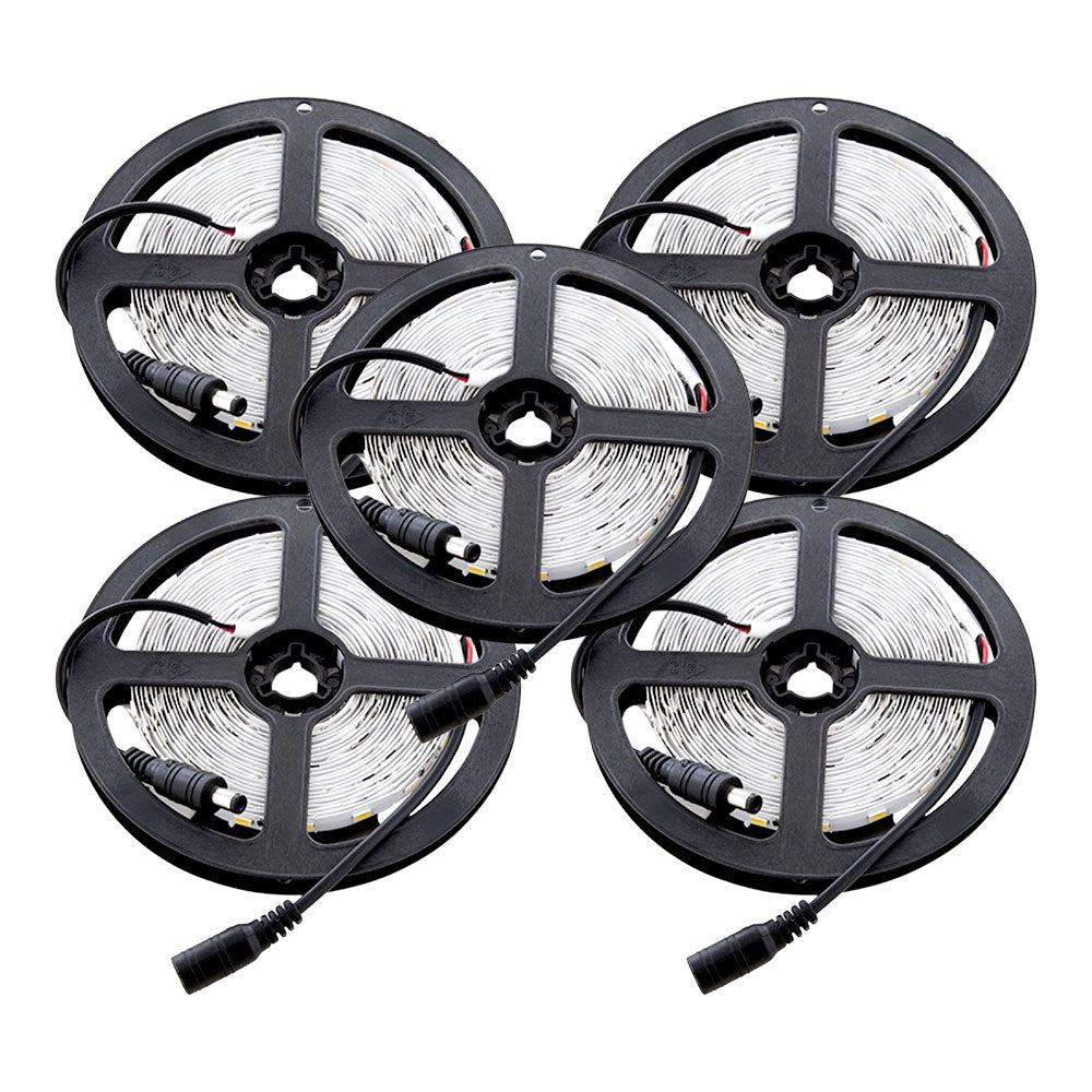 Pack 4 Tiras LED 72W 4200Lm 6000ºK 300 X SMD5050 12VDC x5M 40.000H